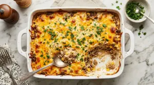 Hamburger Rice Casserole Recipe