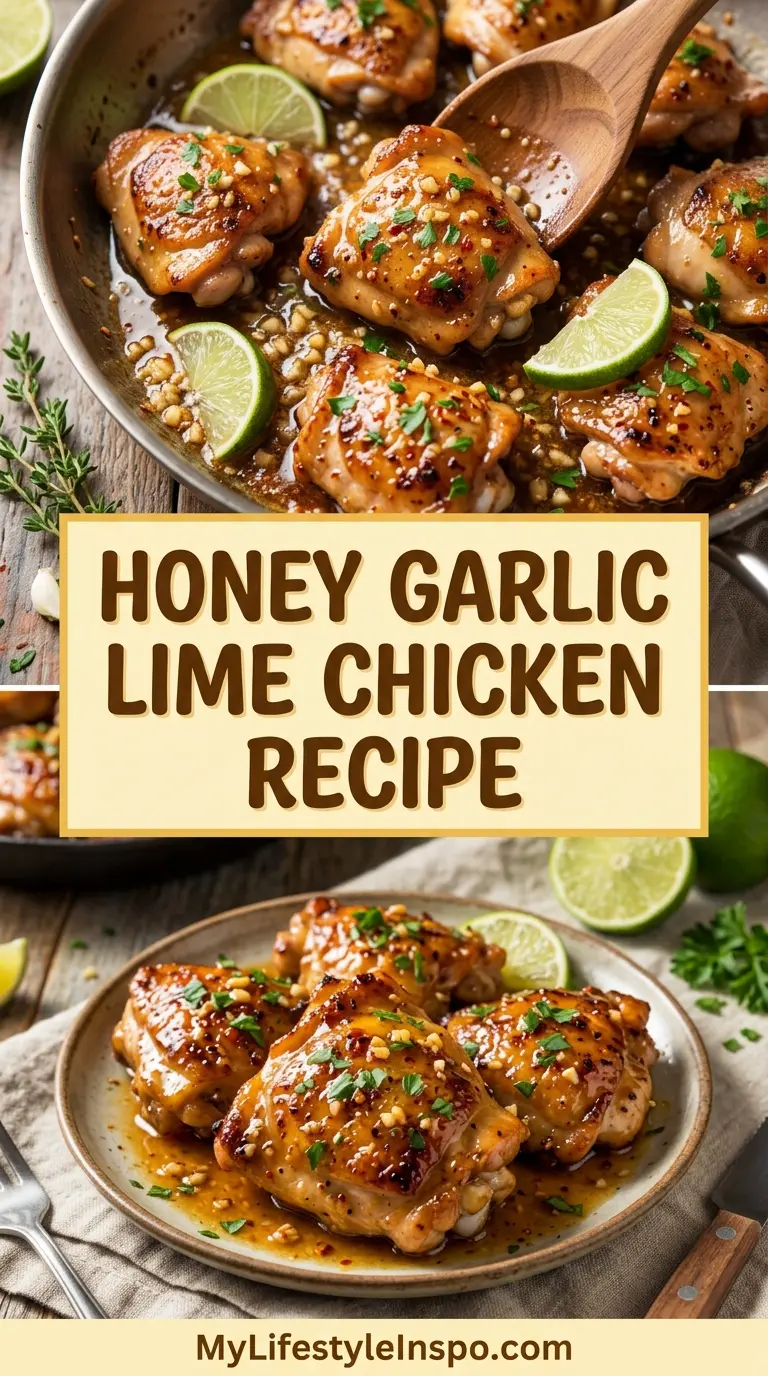 Honey Garlic Lime Chicken Recipe