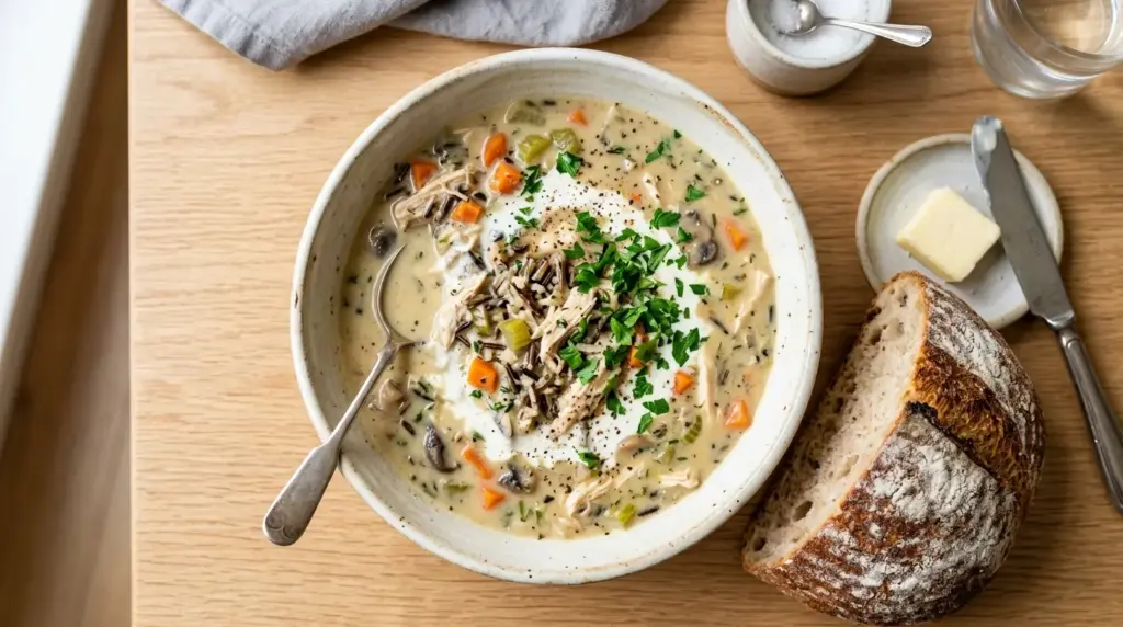 Instant Pot Chicken Wild Rice Soup Recipe