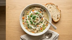 Instant Pot Chicken Wild Rice Soup Recipe