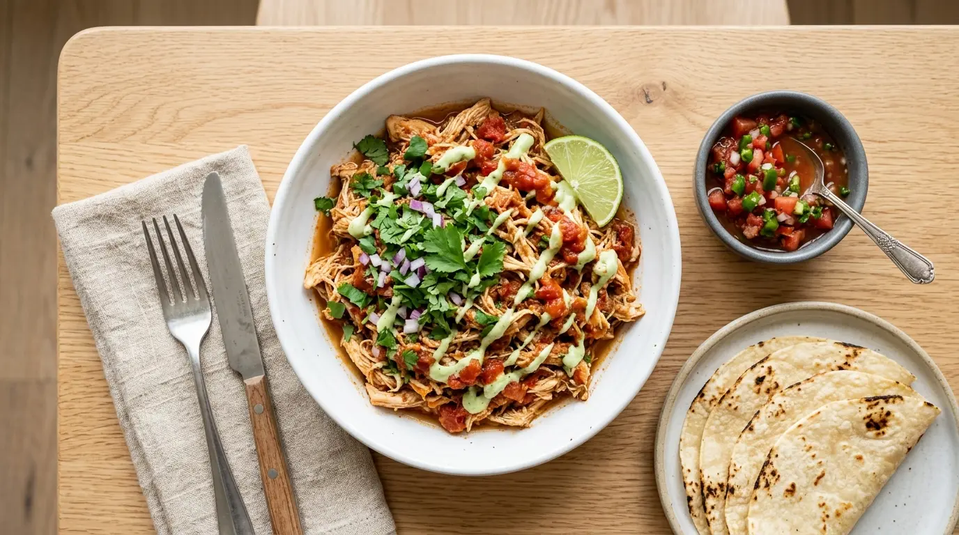 Instant Pot Salsa Chicken Recipe