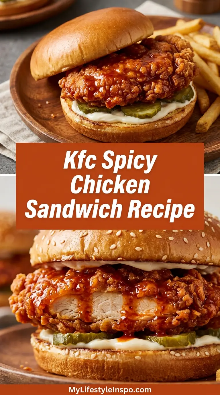 KFC Spicy Chicken Sandwich Recipe