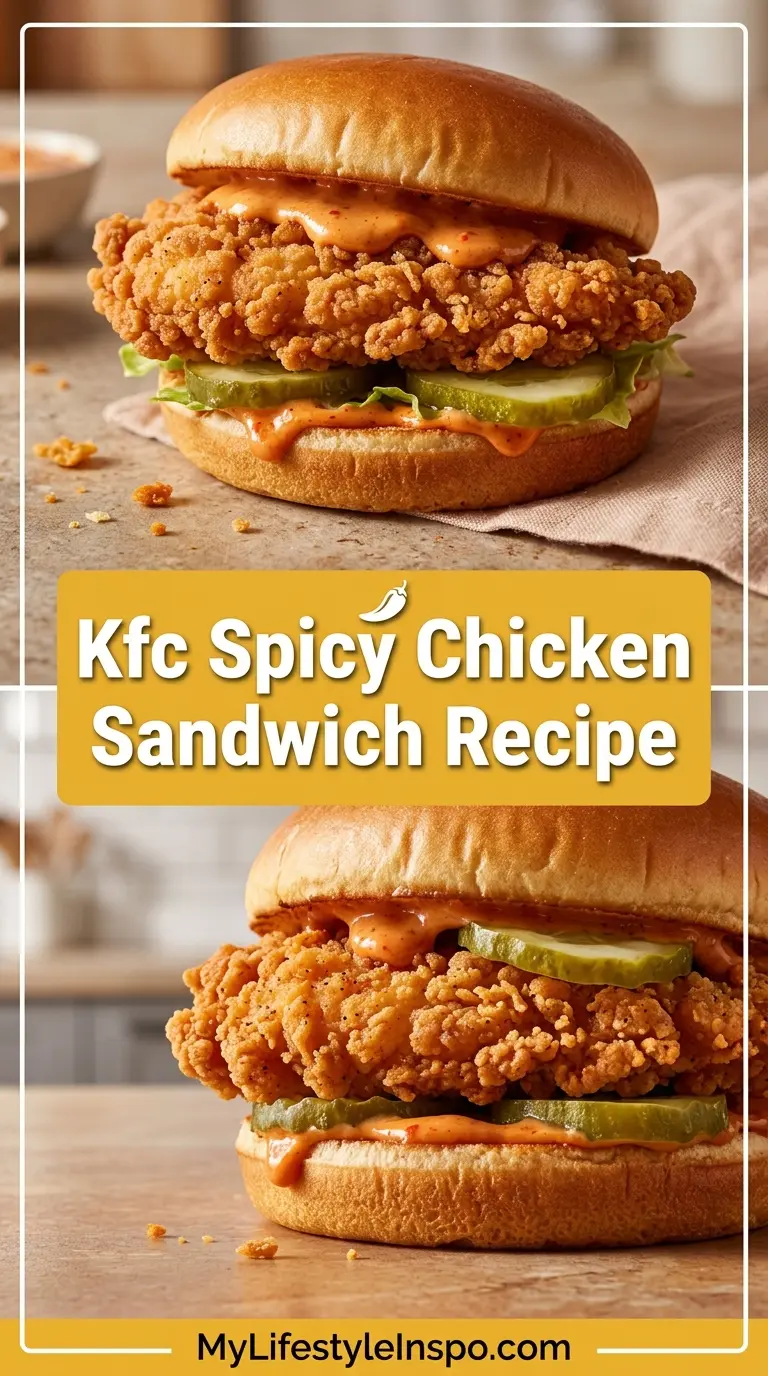 KFC Spicy Chicken Sandwich Recipe