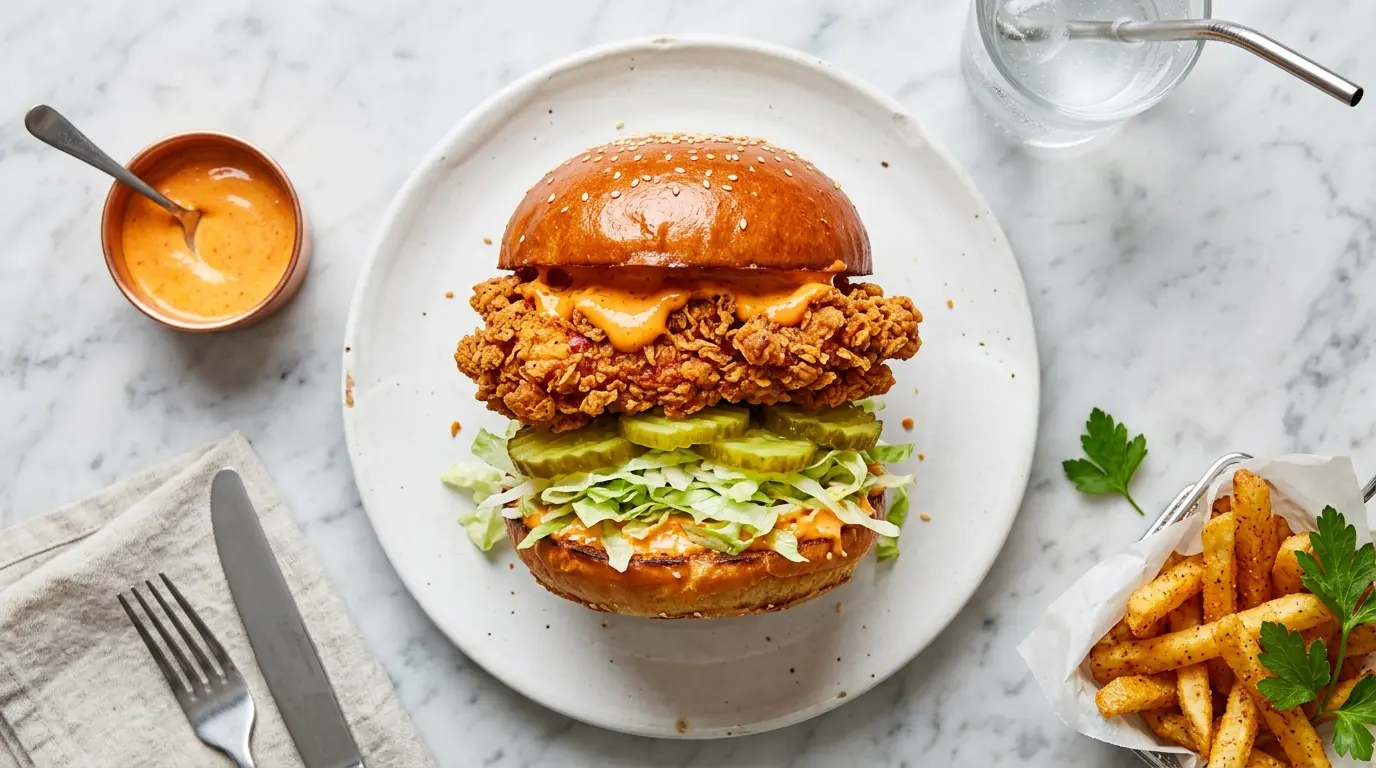 KFC Spicy Chicken Sandwich Recipe