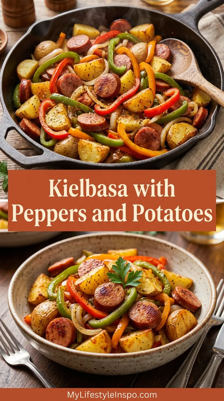 Kielbasa with Peppers and Potatoes