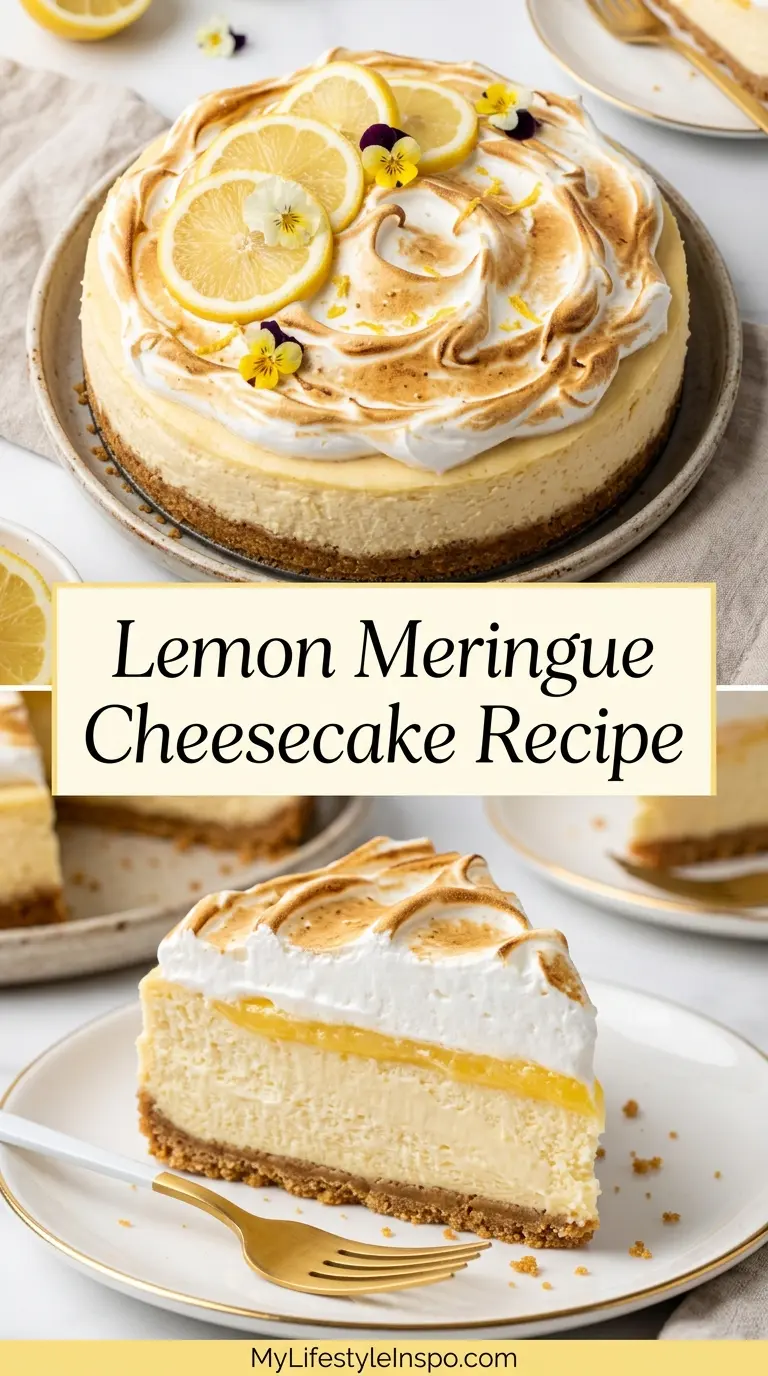 Lemon Meringue Cheesecake Recipe