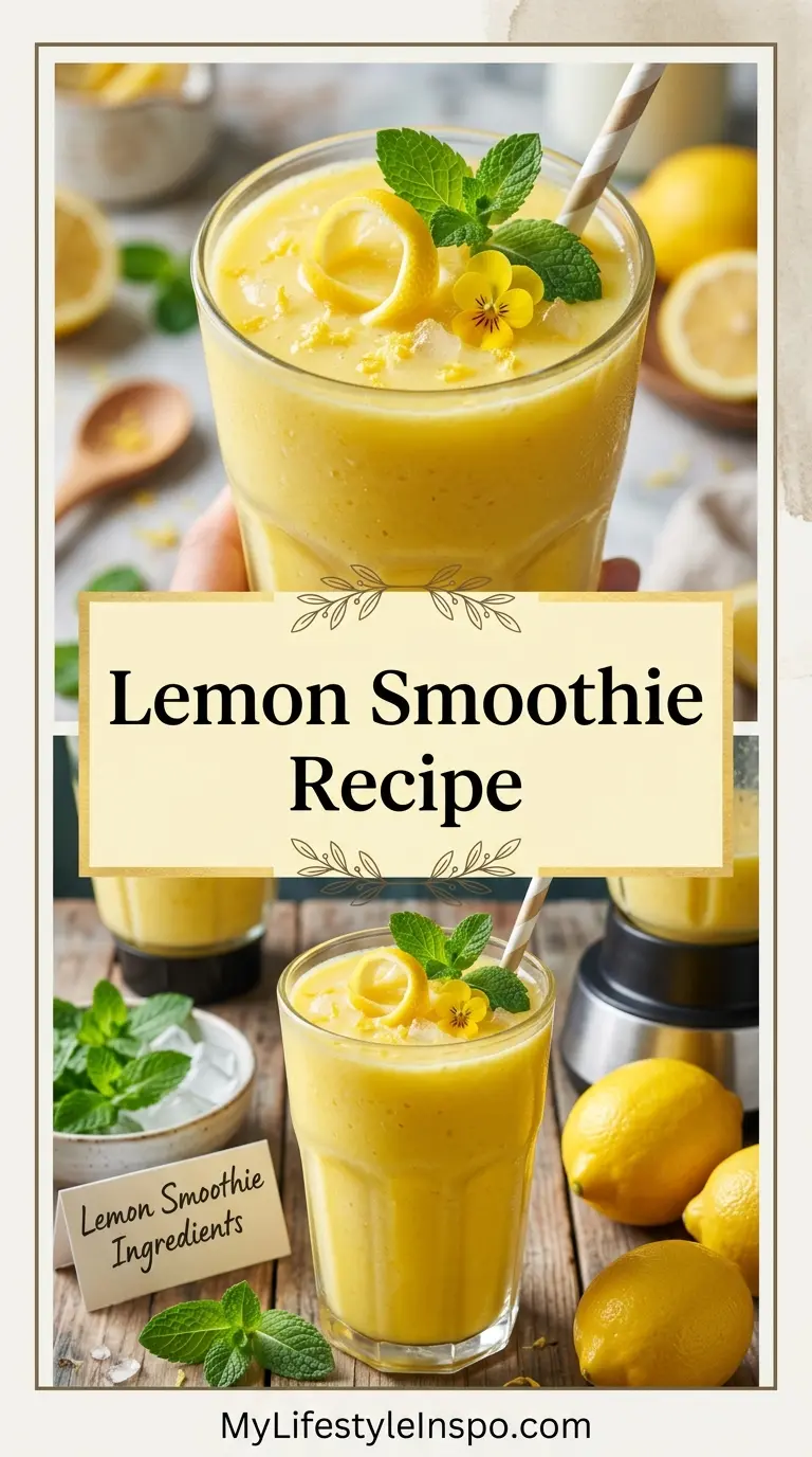 Lemon Smoothie Recipe