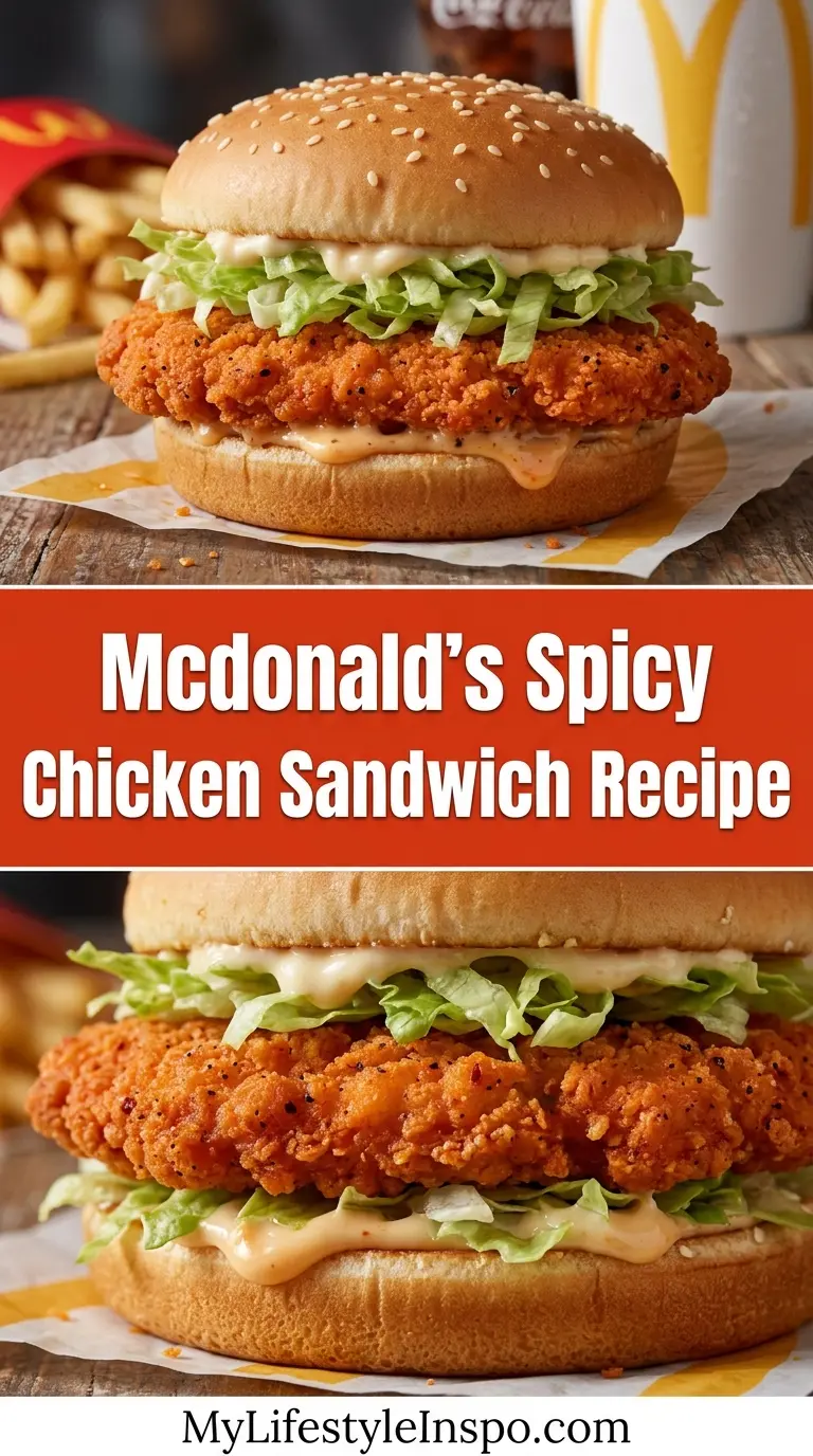 McDonald's Spicy Chicken Sandwich Recipe