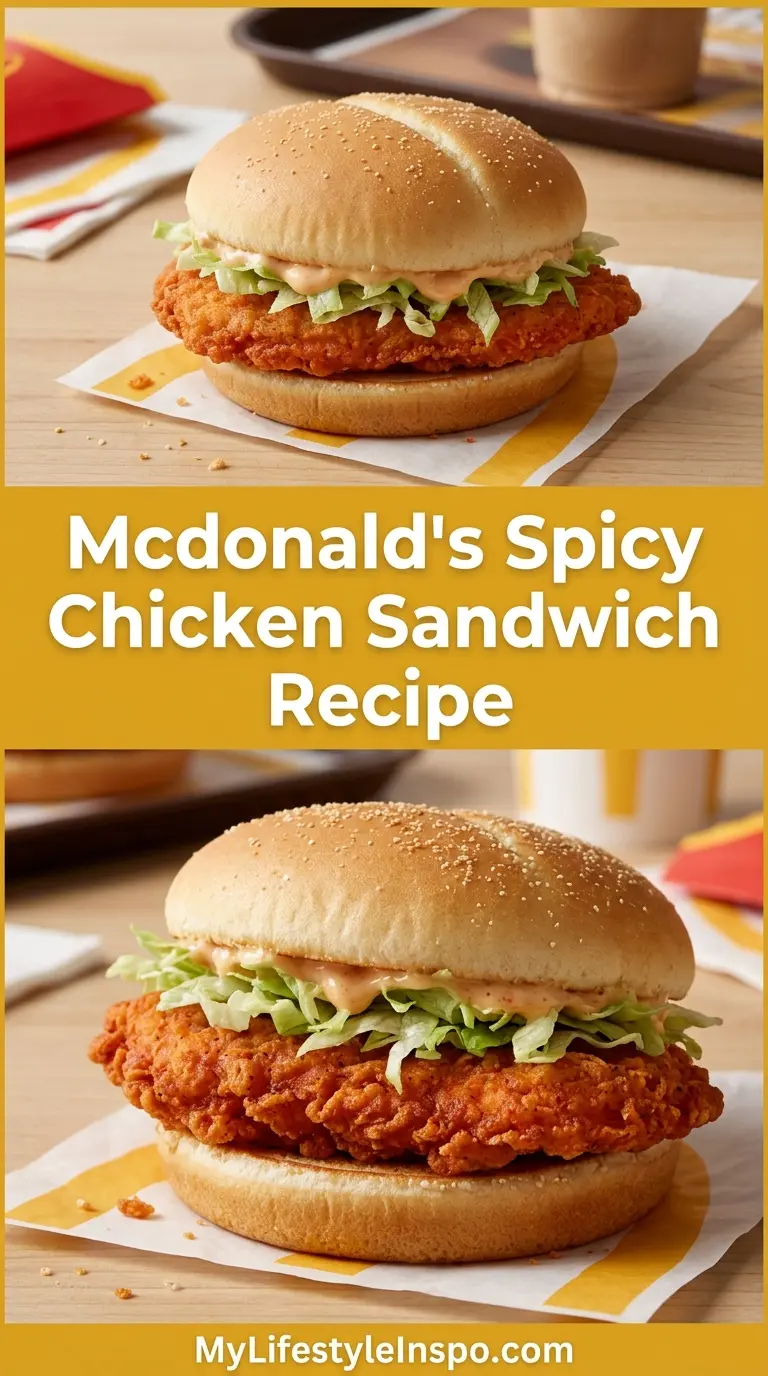 McDonald's Spicy Chicken Sandwich Recipe
