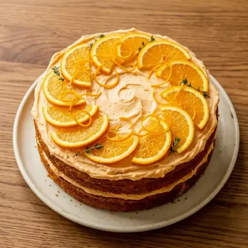 Orange Velvet Cake Recipe
