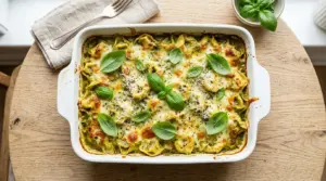 Pesto Tortellini Bake Recipe