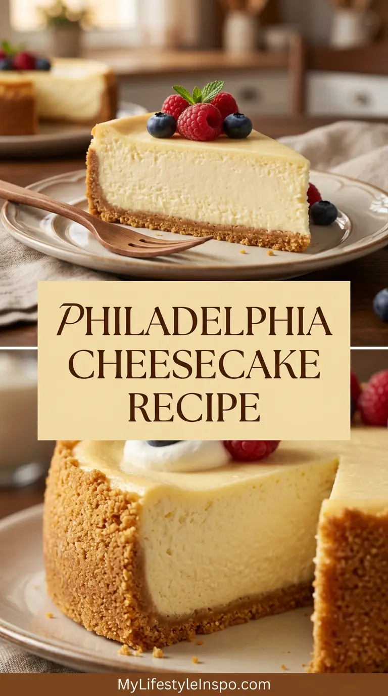 Philadelphia Cheesecake Recipe