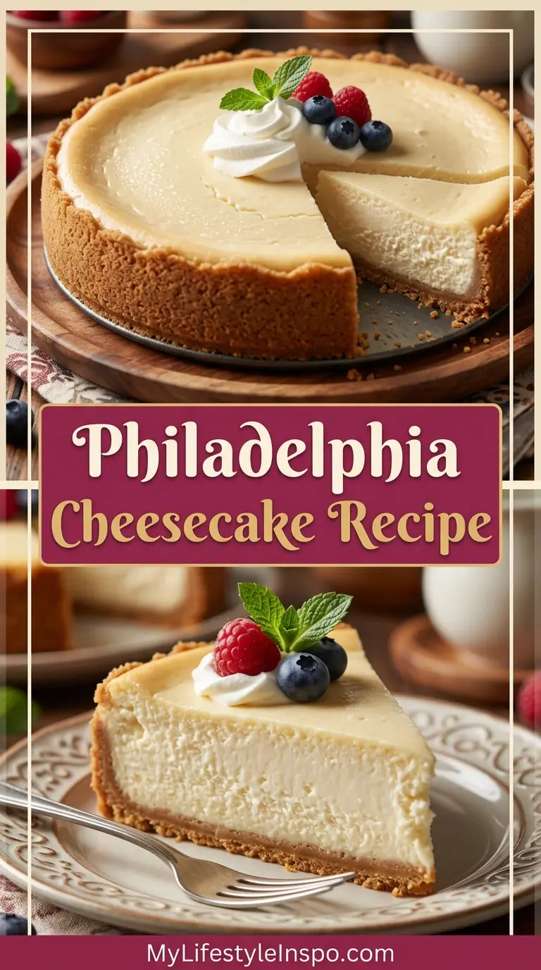 Philadelphia Cheesecake Recipe