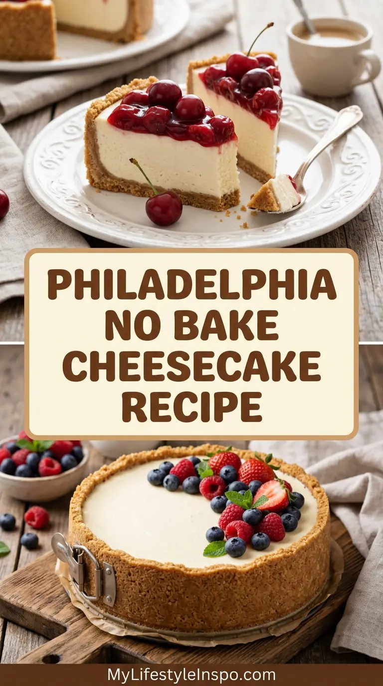 Philadelphia No Bake Cheesecake Recipe