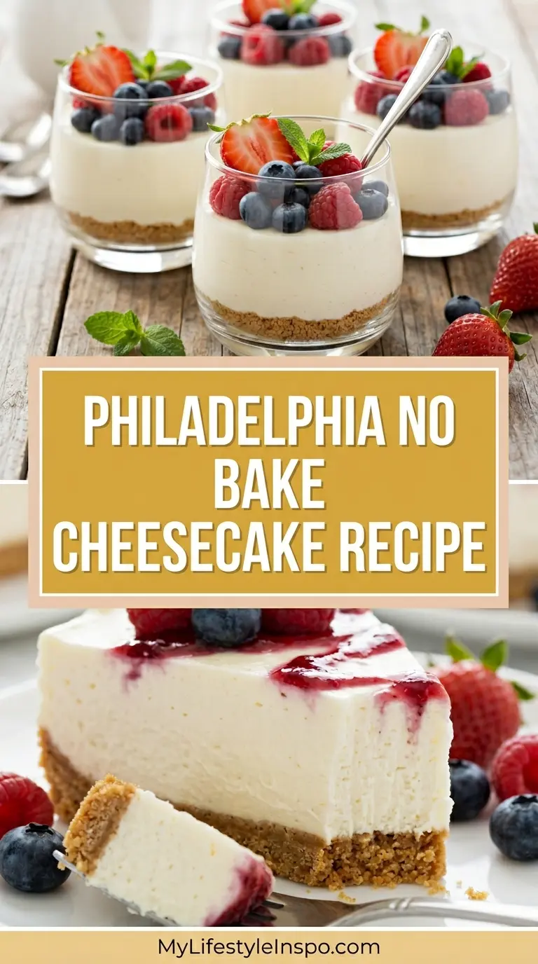 Philadelphia No Bake Cheesecake Recipe