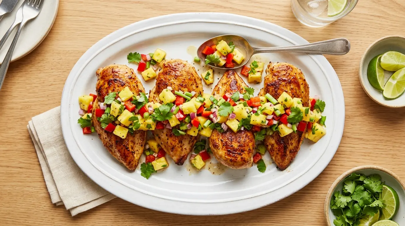 Pineapple Salsa Chicken Recipe