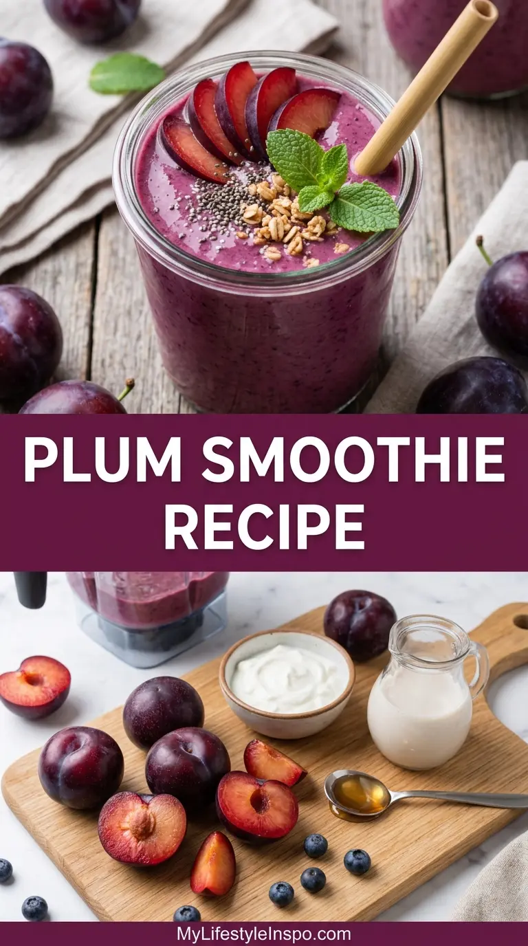 Plum Smoothie Recipe
