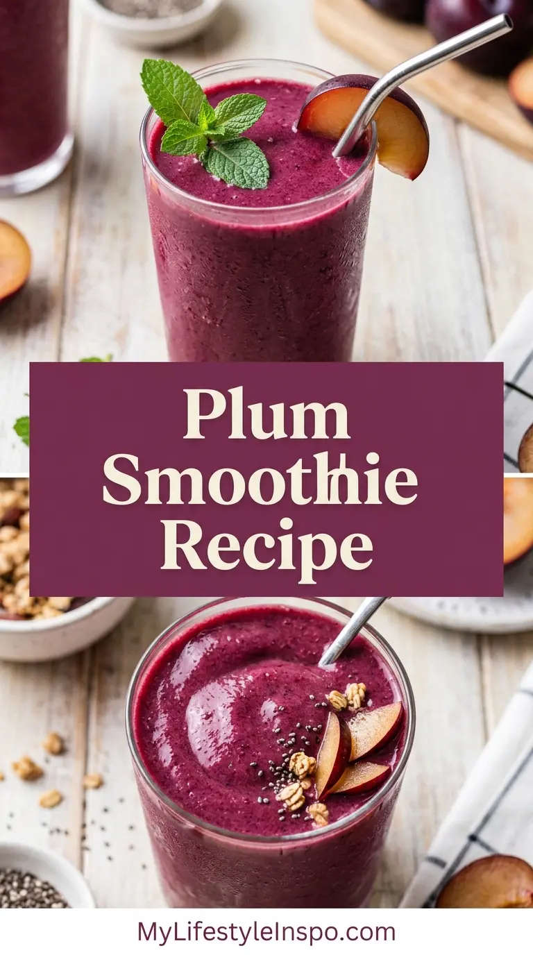 Plum Smoothie Recipe