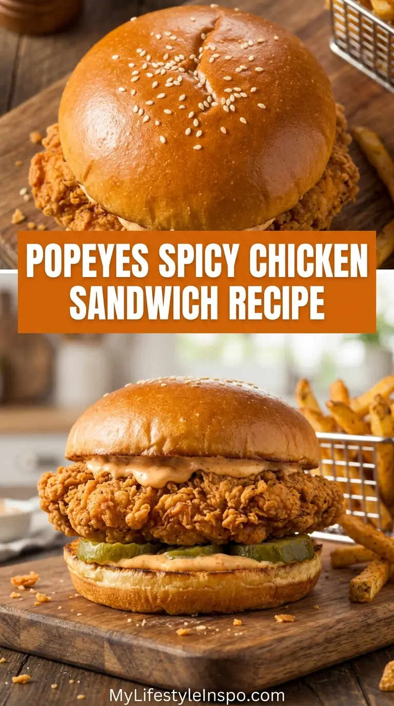 Popeyes Spicy Chicken Sandwich Recipe