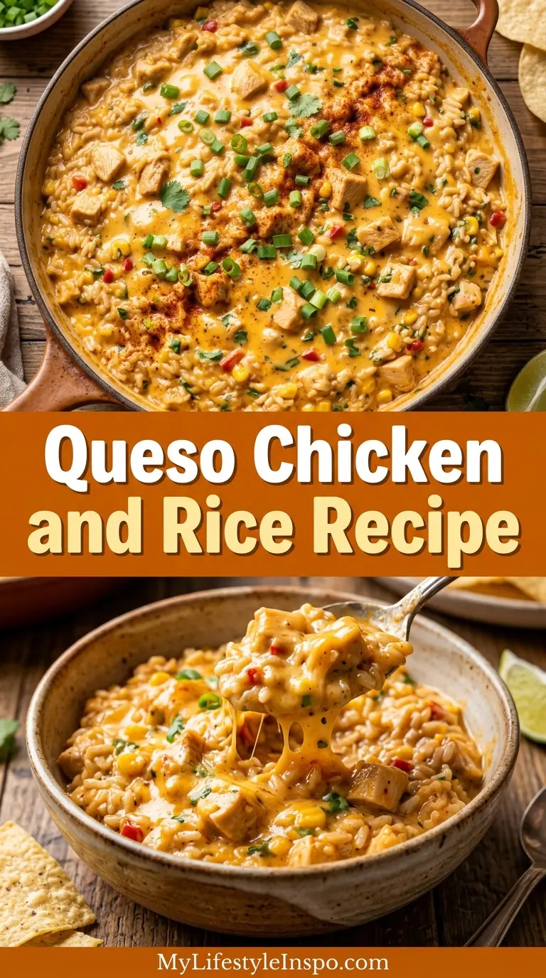 Queso Chicken and Rice Recipe