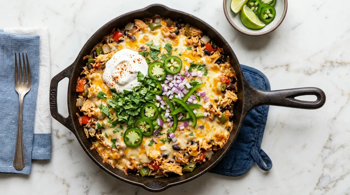 Queso Chicken and Rice Recipe
