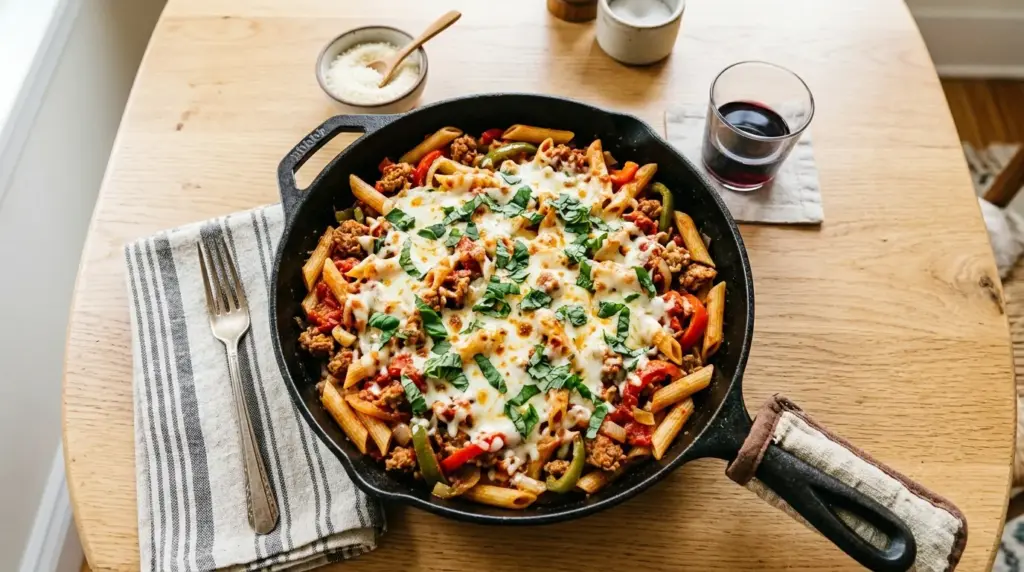 Quick Italian Skillet Dinner Recipe
