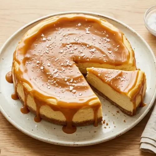Salted Caramel Cheesecake Recipe