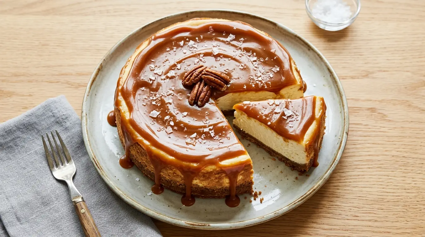 Salted Caramel Cheesecake Recipe