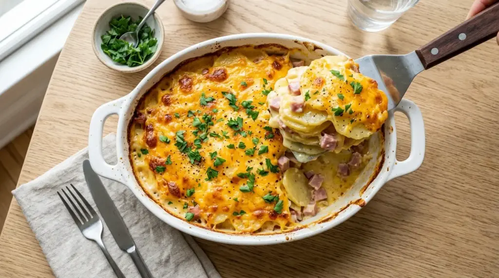 Scalloped Potatoes and Ham Recipe