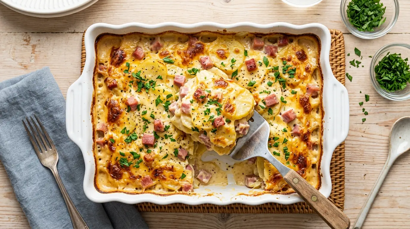Scalloped Potatoes and Ham Recipe