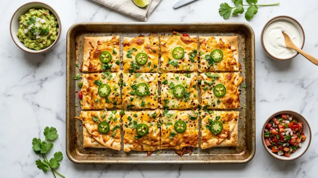 Sheet Pan Quesadilla Recipe