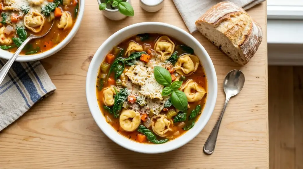 Simple Tortellini Soup Recipe
