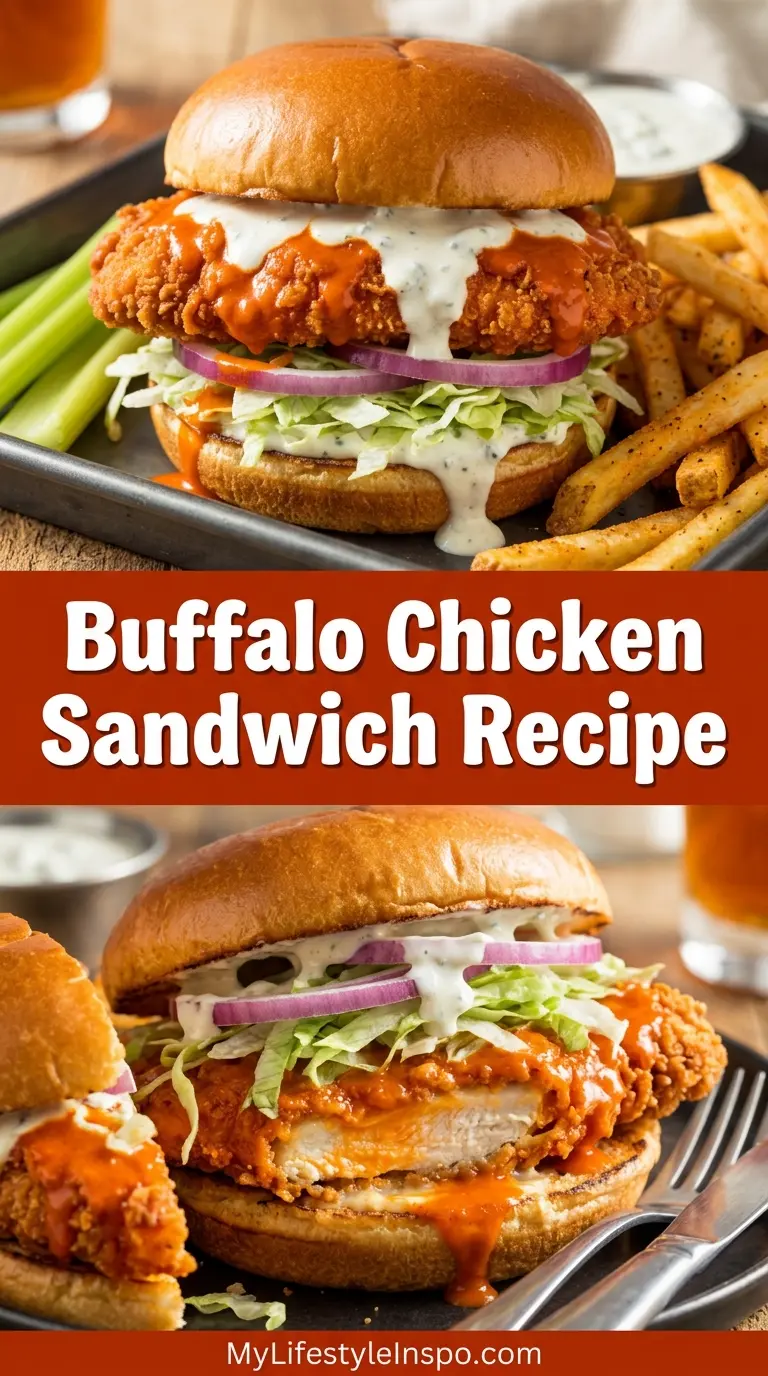 Slow Cooker Buffalo Chicken Sandwich Recipe