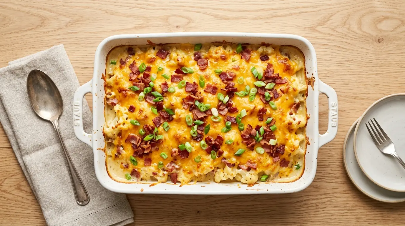 Slow Cooker Cauliflower Casserole Recipe
