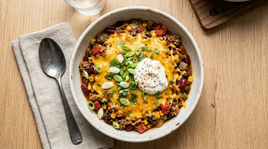 Slow Cooker Cowboy Casserole Recipe