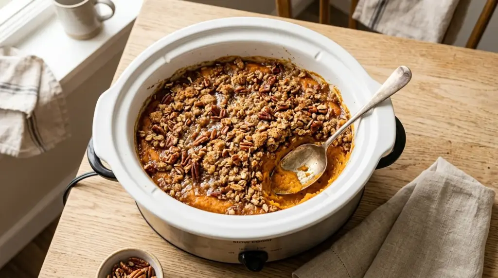 Slow Cooker Sweet Potato Casserole Recipe
