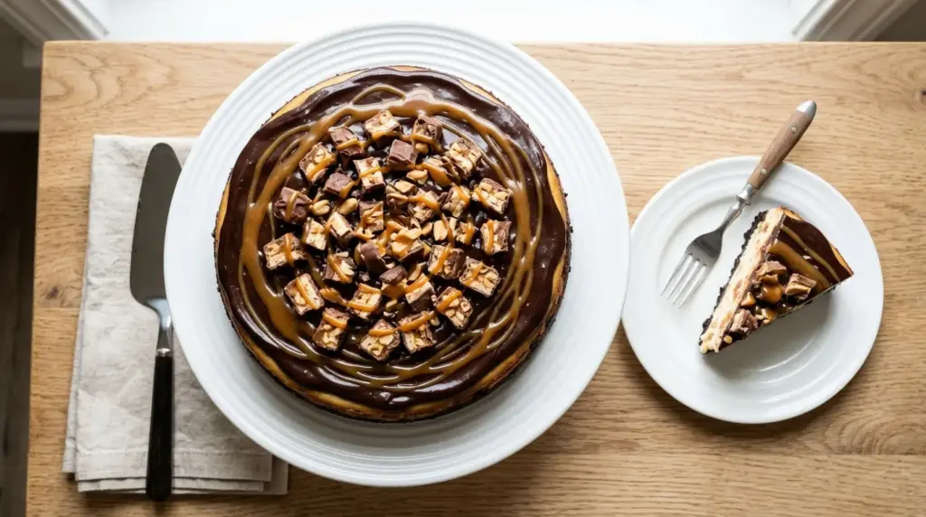 Snickers Cheesecake Recipe