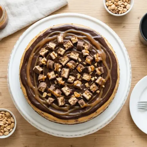 Snickers Cheesecake Recipe