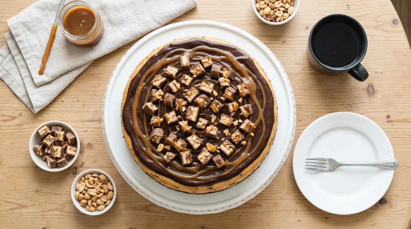 Snickers Cheesecake Recipe