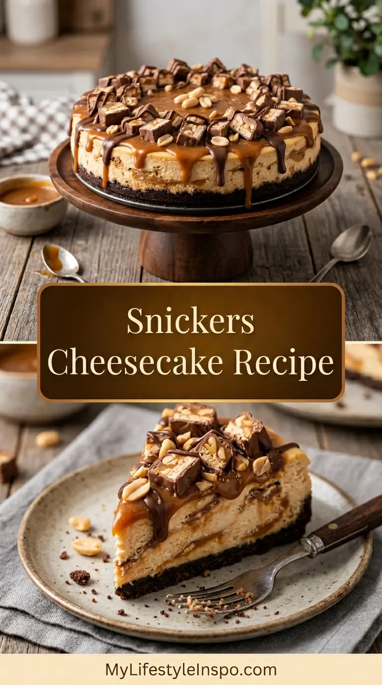 Snickers Cheesecake Recipe