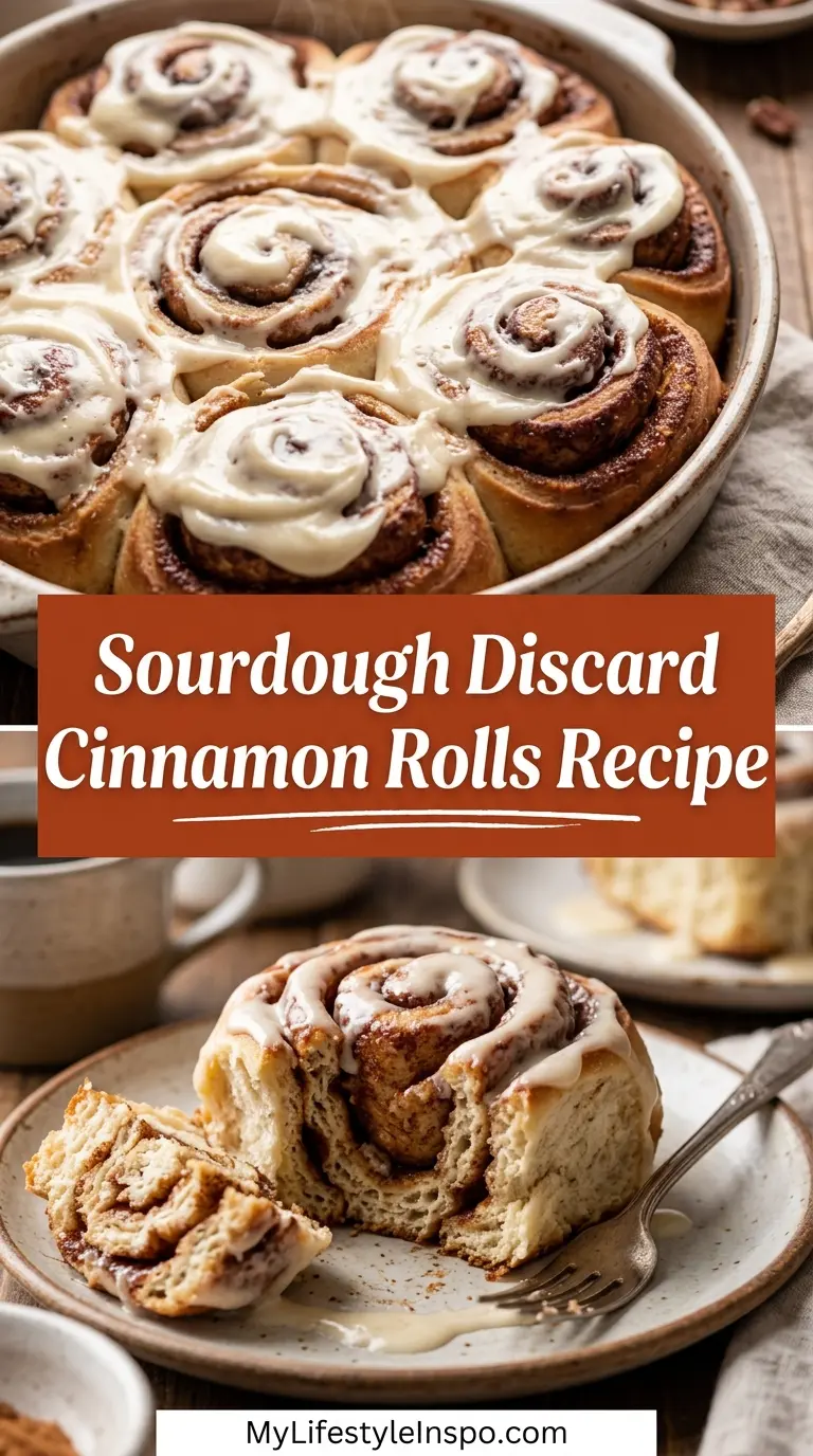 Sourdough Discard Cinnamon Rolls Recipe