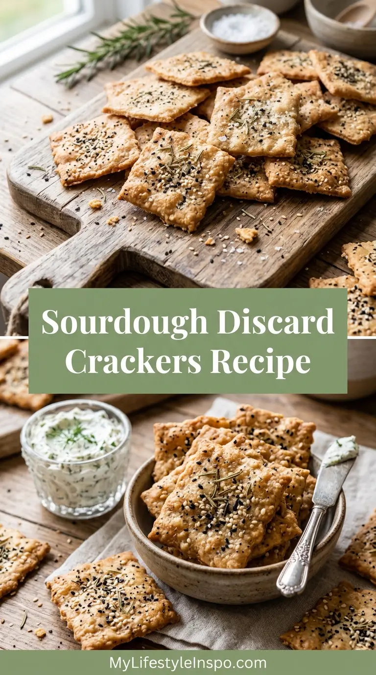 Sourdough Discard Crackers Recipe