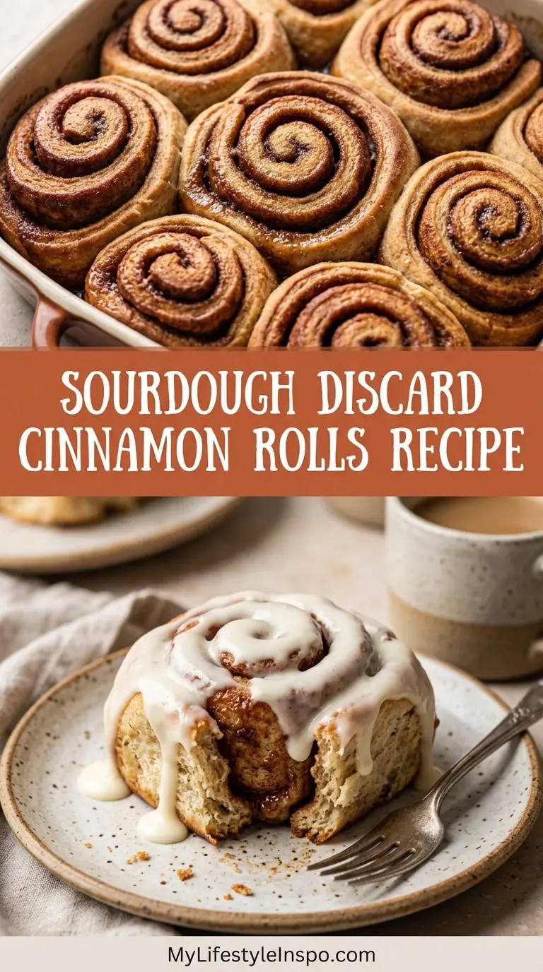Sourdough Discard Cinnamon Rolls Recipe