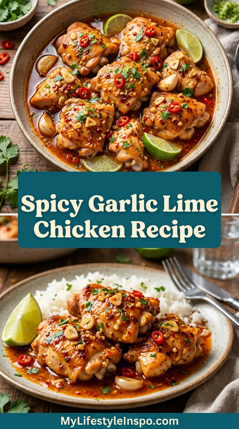 Spicy Garlic Lime Chicken Recipe