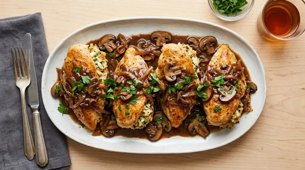 Stuffed Chicken Marsala Recipe