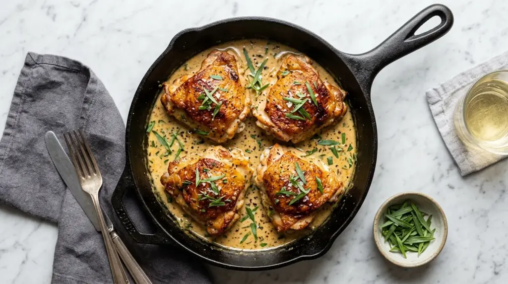 Tarragon Chicken Thighs Recipe