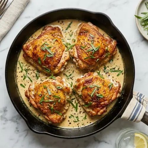 Tarragon Chicken Thighs Recipe