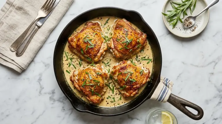 Tarragon Chicken Thighs Recipe