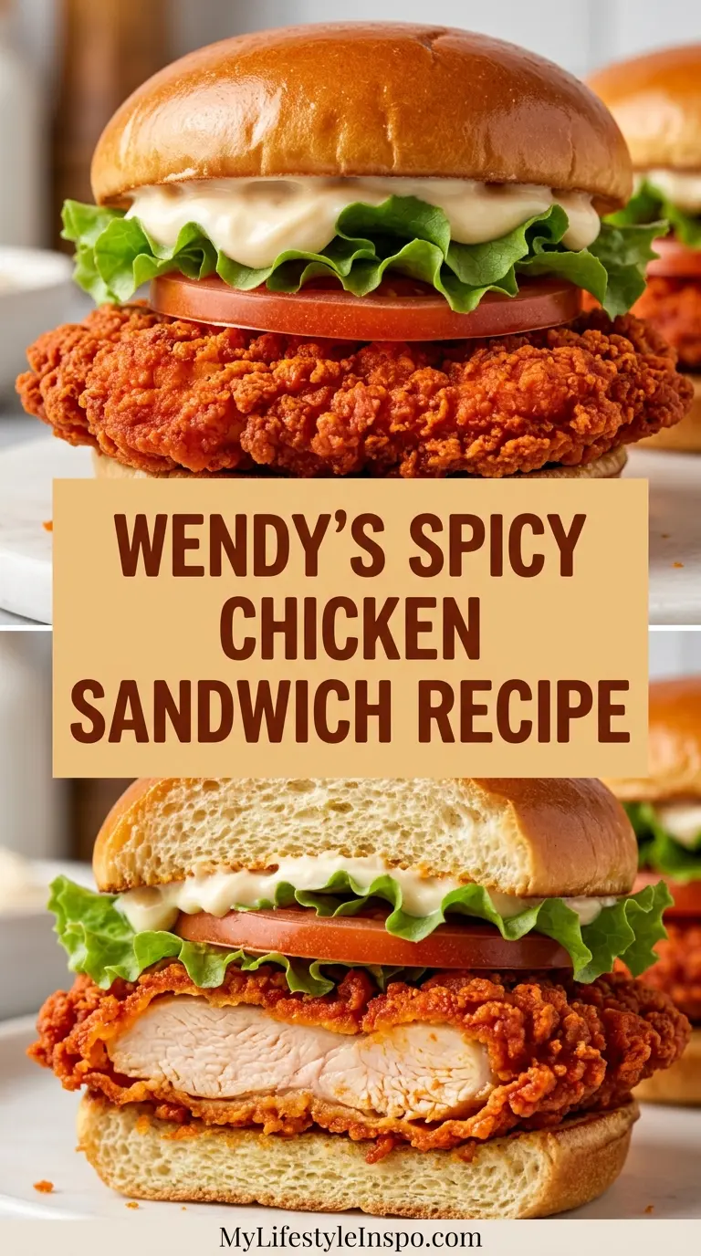 Wendy's Spicy Chicken Sandwich Recipe