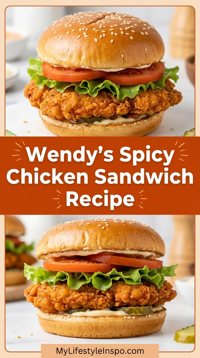 Wendy's Spicy Chicken Sandwich Recipe